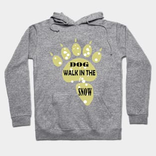 Dog Walk in the Snow Hoodie